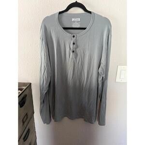 Men's Duluth Trading Co. Grey Bamboo Long Sleeve Top size XL